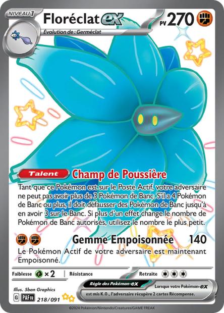 Floréclat ex shiny - EV04.5 - 218/091