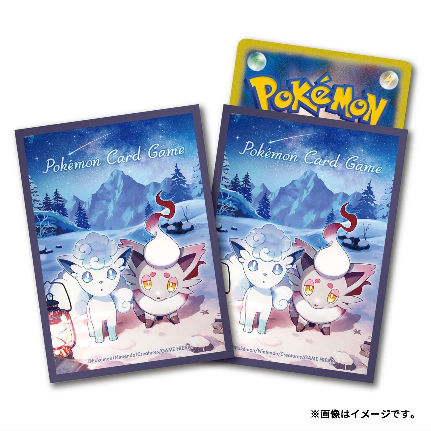 Sleeve à l'unité - Pokémon Center - Zorua de Hisui & Goupix d'Alola