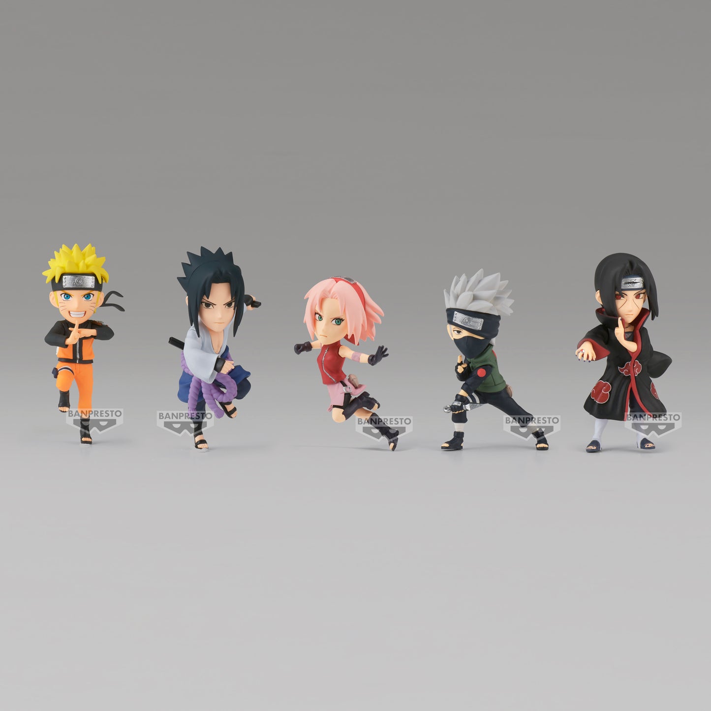 NARUTO SHIPPUDEN - WCF - 5 Figurines 8cm