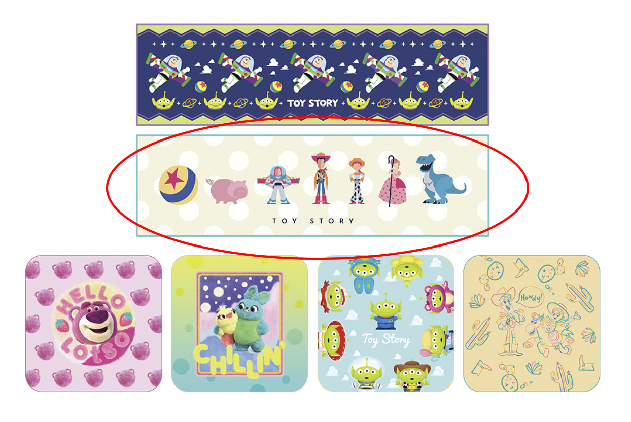 Serviette - Toy Story - Lot F