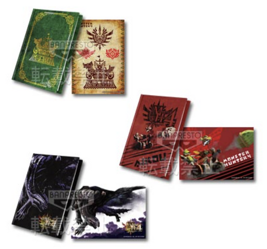 Carnet Monster Hunter - Lot H - Ichiban Kuji Monster Hunter 4